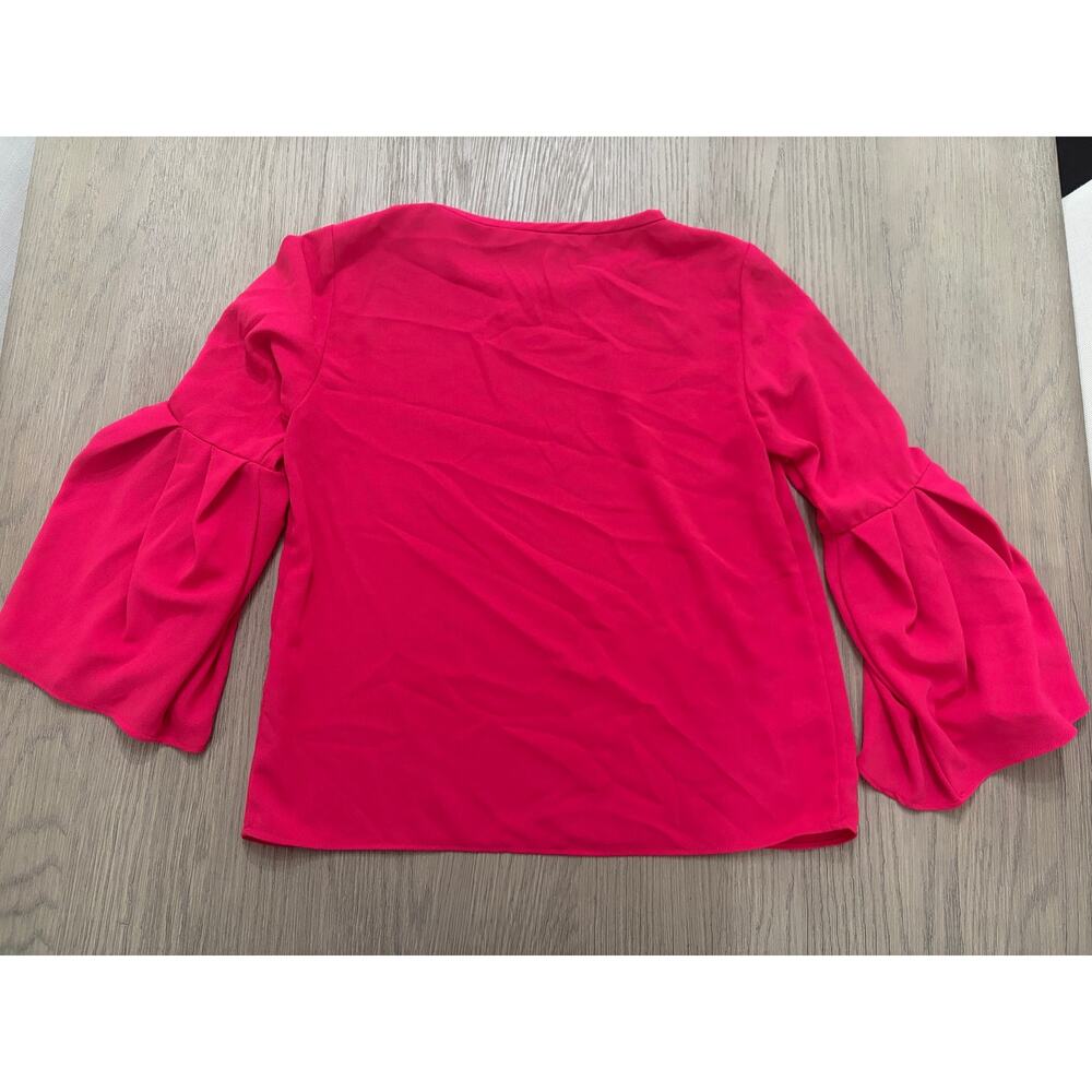 Zara Pink Bell Sleeve Blouse Women’s XS